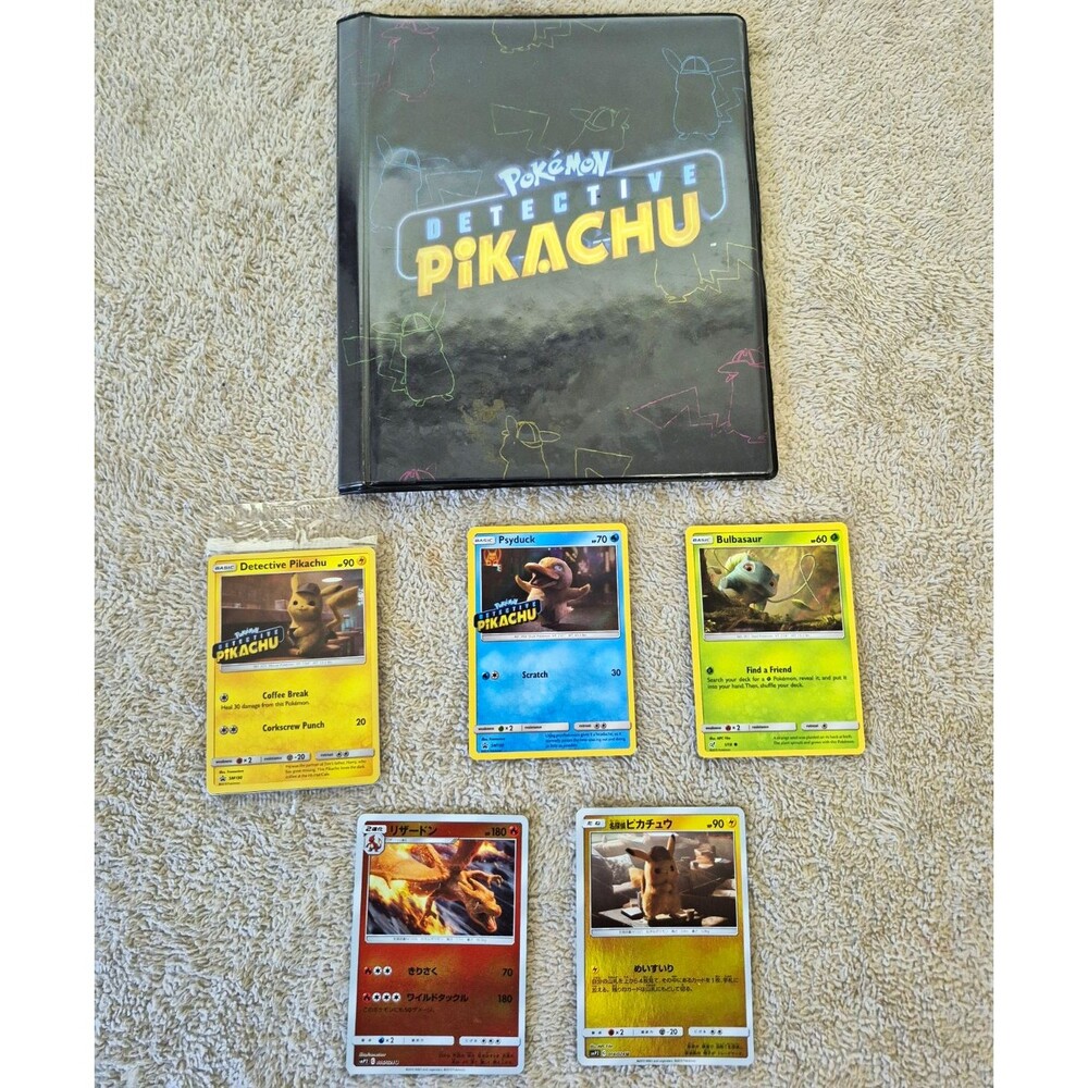 Pokemon Detective Pikachu 2019 Binder Card Lot Sealed SM190 Promo Japanese